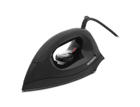 Ferro de Passar Roupa a Seco Mondial FSN-55-B – Preto