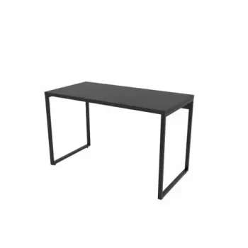 Mesa para Escritório Office Estilo Industrial 120cm Kuadra Espresso Móveis