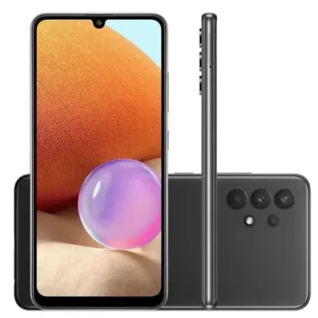 Galaxy A32, 128GB 4GB RAM, Octa Core, Câmera Quádrupla 64MP, Tela Infinita de 6.4, Preto – SM-A325MZKRLEB