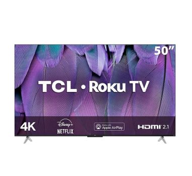 Smart TV LED 50″ 4K TCL Roku TV RP630 WiFi, Dual Band, 4 HDMI, 1 USB, Controle por Aplicativo, Google Assistant, Alexa e Apple Homekit