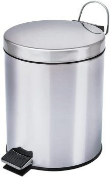 Lixeira Inox 5 Litros Com Balde Removível