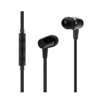 Fone De Ouvido Sound Beats I2GO Intra-Auricular Com Microfone E Acabamento Em Metal 1,2m 103db Preto