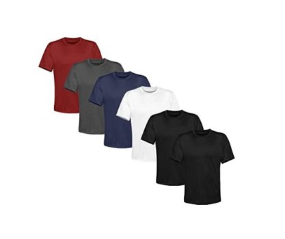 Kit 6 Camisetas Masculina Lisa Algodão Qualidade