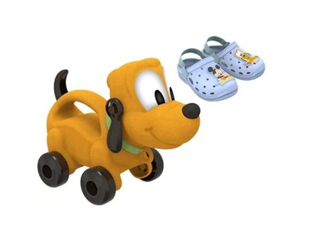 Sandália Disney Pluto, Grendene Kids, bebê-unissex