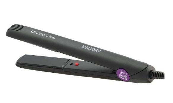 Prancha de Cabelo Mallory Divine Liss Bivolt Preto