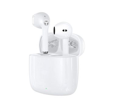 Tranya F4 Fone de Ouvido Bluetooth Sem Fio, Bluetooth 5.3 -Branco