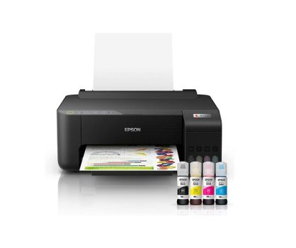 EPSON Impressora EcoTank L1250 – Tanque de Tinta Colorida, Wi-Fi Direct, Comando de voz, Bivolt, Cor: Preto
