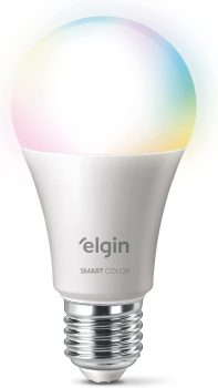 Lâmpada Inteligente 15W Smart Color RGB Wifi Elgin compatível com Alexa e Google Home