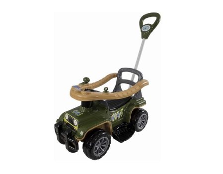 Carrinho com Chassis Jip Jip Militar, Maral, Multicor