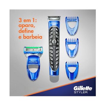 Aparelho de Barbear Gillette Styler 3 em 1