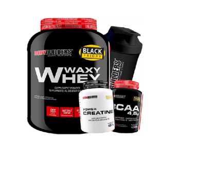 Kit Whey Protein 2kg + Bcaa + Creatina + Shaker