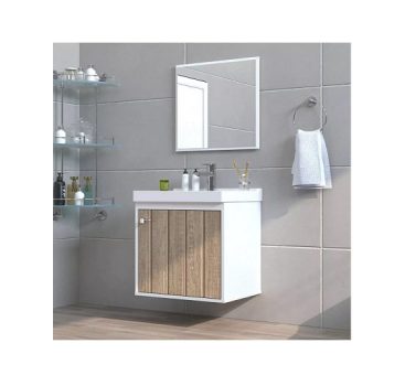 Gabinete Banheiro Em Mdf Com Pia Cuba – Veneto Riverzza