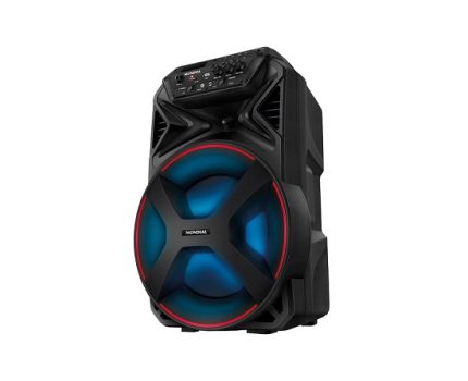 Caixa Amplificada Mondial Connect Party Plus CM-250 com Bluetooth, USB e Rádio FM – 250W
