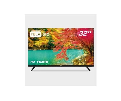 TV LED 32″ HQ HD com Conversor Digital Externo 2 HDMI 2 USB e Design Slim