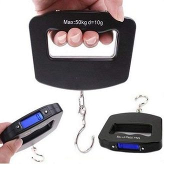 Balança Digital Bagagem Pesca Eletrônica de Mão 10g à 50kg CBR01041