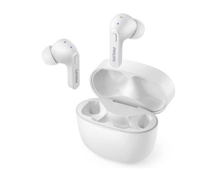 PHILIPS Fone de ouvido sem fio TWS bluetooth com microfone, formato em haste, IPX4