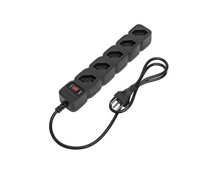 Protetor Eletrônico com 5 tomadas EPE 205 Preto Intelbras