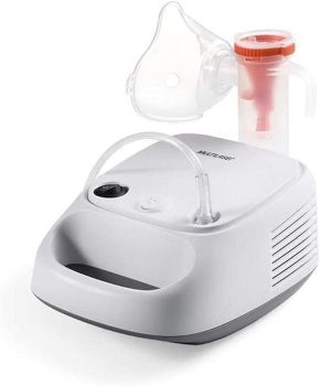 Inalador Compressor NebPlus Bivolt Multilaser Saúde – HC110, Branco