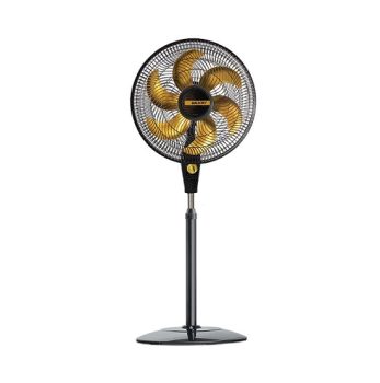 Ventilador de Coluna, Delfos TS+, Preto/Dourado, 220v, Mallory