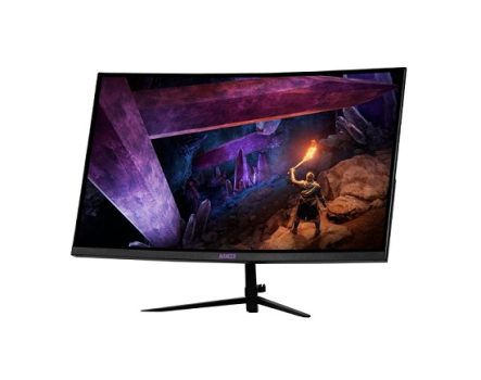 Monitor Gamer Mancer Valak, 23.6 Pol VA, Curvo, FHD, 1ms, 180Hz, FreeSync e G-Sync, HDMI/DP, MCR-VLK24-BL01