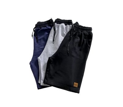 Kit 3 Bermudas Moletom Masculina Academia By Zaroc