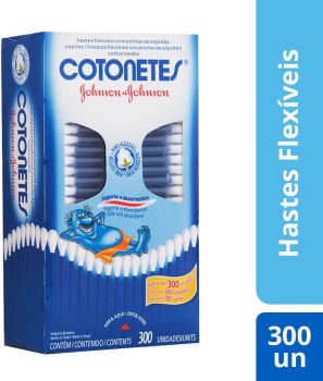 Hastes Flexíveis, Cotonetes, 300 Unidades