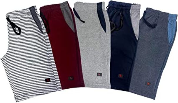 Kit 5 Bermuda Moletom Academia Treino Masculina Original Ducam