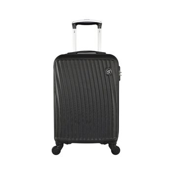 Mala de bordo américa 18″, ABS, Preta