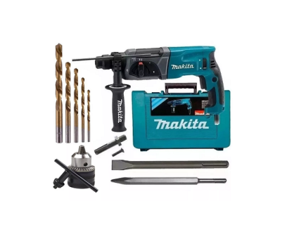 Martelete Combinado Sds Hr2470 800w Makita + Kit Ferramentas