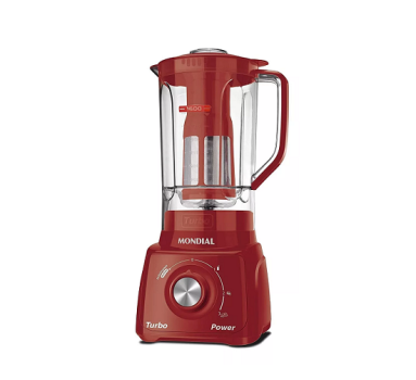Liquidificador portátil Mondial Turbo Power L-99 2.2 L vermelho com jarra de san 220V