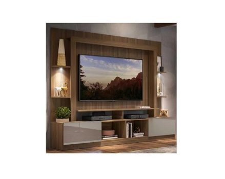 Estante C/ Suporte Tv 65 E Leds Berlim Multimóveis Mad/lc Fm