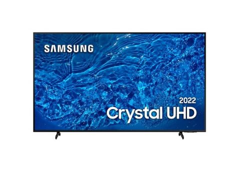 Smart TV Samsung 75″ Crystal UHD 4K UN75BU8000GXZD 2022 Dynamic Crystal Color Design Air Slim
