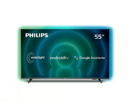 Smart TV Philips 55″ Ambilight 4K UHD LED Android TV 60Hz