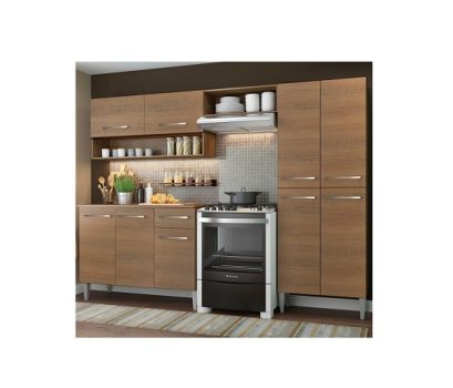 Cozinha Compacta Emilly Pop Com Armário e Balcão