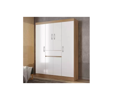 Guarda Roupa Solteiro 6 Portas 1 Gaveta Malu Espresso Móveis