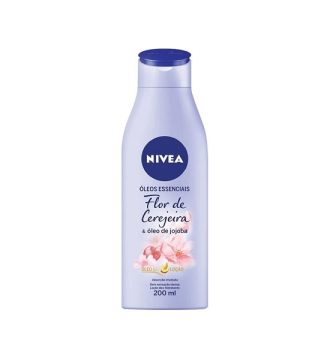 Loção Hidratante com Essência de Flor de Cerejeira e poder nutritivo do Óleo de Jojoba que nutre, hidrata e perfuma sua pele – 200ml