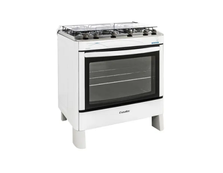 Fogão 5 Bocas Esmaltec Ágata – Acendimento Automático Branco