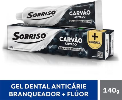SORRISO, Gel Dental Carvão Ativado 140g