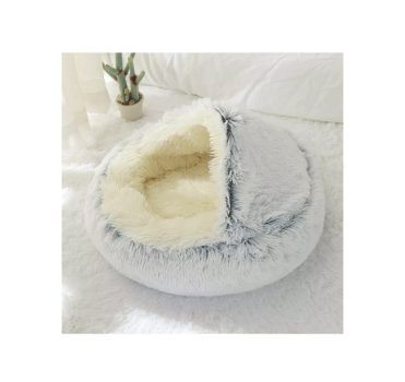 Caminha Pet Nuvem Coberta Fechada Cachorros E Gatos 40cm