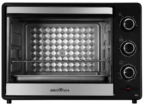 Forno Elétrico de Bancada Britânia com Dourador – 40L Preto BFE45PI