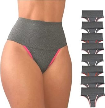 Marca: VIÉRE Kit 8 Calcinhas Femininas Cós Alto