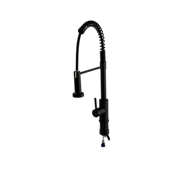 Torneira para Cozinha Gourmet de Mesa com Mola – Monocomando Black Nell AM-01