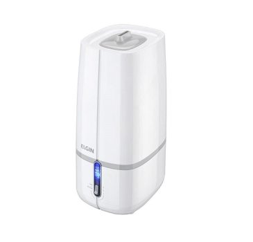Umidificador de Ar Ultrassônico, 2 Litros, 3 níveis de intensidade, Bivolt, Branco