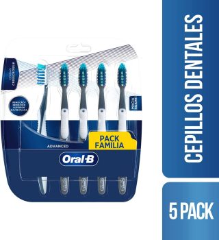 Escova Dental Oral-B Pro-Saúde 7 benefícios – 5 Unidades