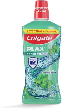 Colgate Plax – Enxaguante Bucal, Fresh Mint, 750mL