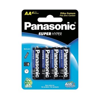 PILHA COMUM AA C/4 UM-3SHS