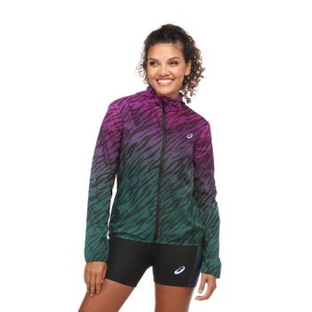 Jaqueta ASICS com Capuz Estampa Tiger – Feminina