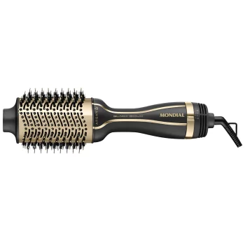 Escova Secadora Mondial Black Gold Argan ES-15 1300W Preta – Bivolt