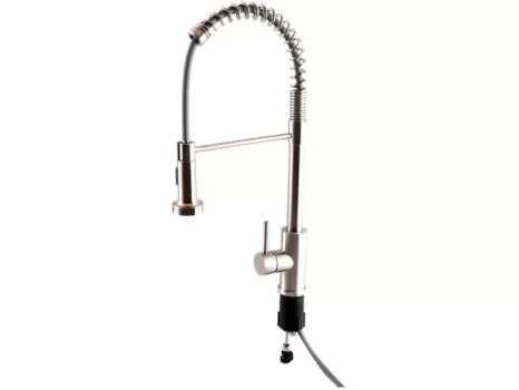 Torneira para Cozinha Gourmet de Mesa com Mola – Monocomando Cromado Nell AM-01