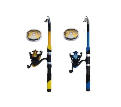 2 Varas + 2 Molinetes C/Linha – Pesca Tucunaré